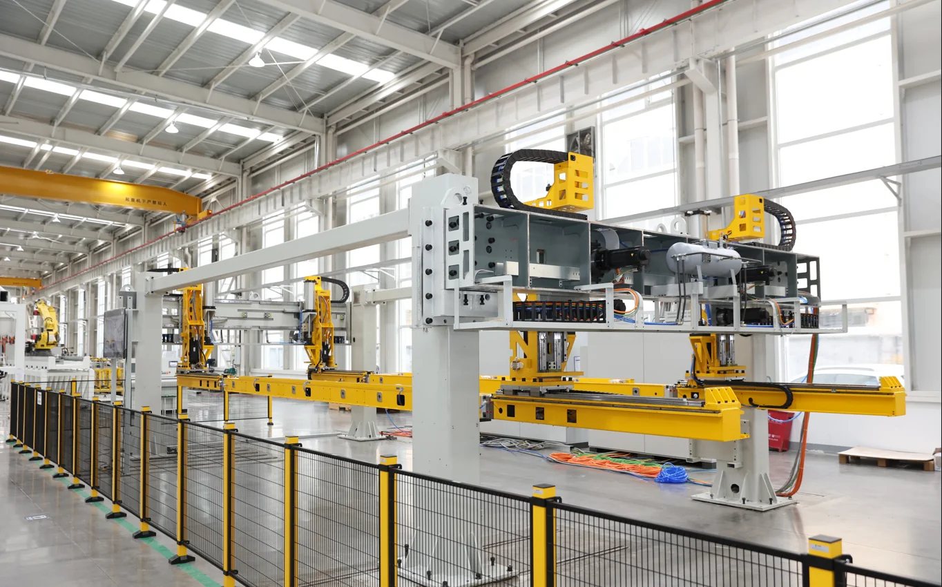 Automation system for stamping production