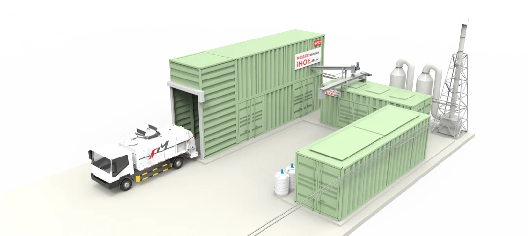 Integrated High-Efficiency Kitchen Waste Treatment Equipment