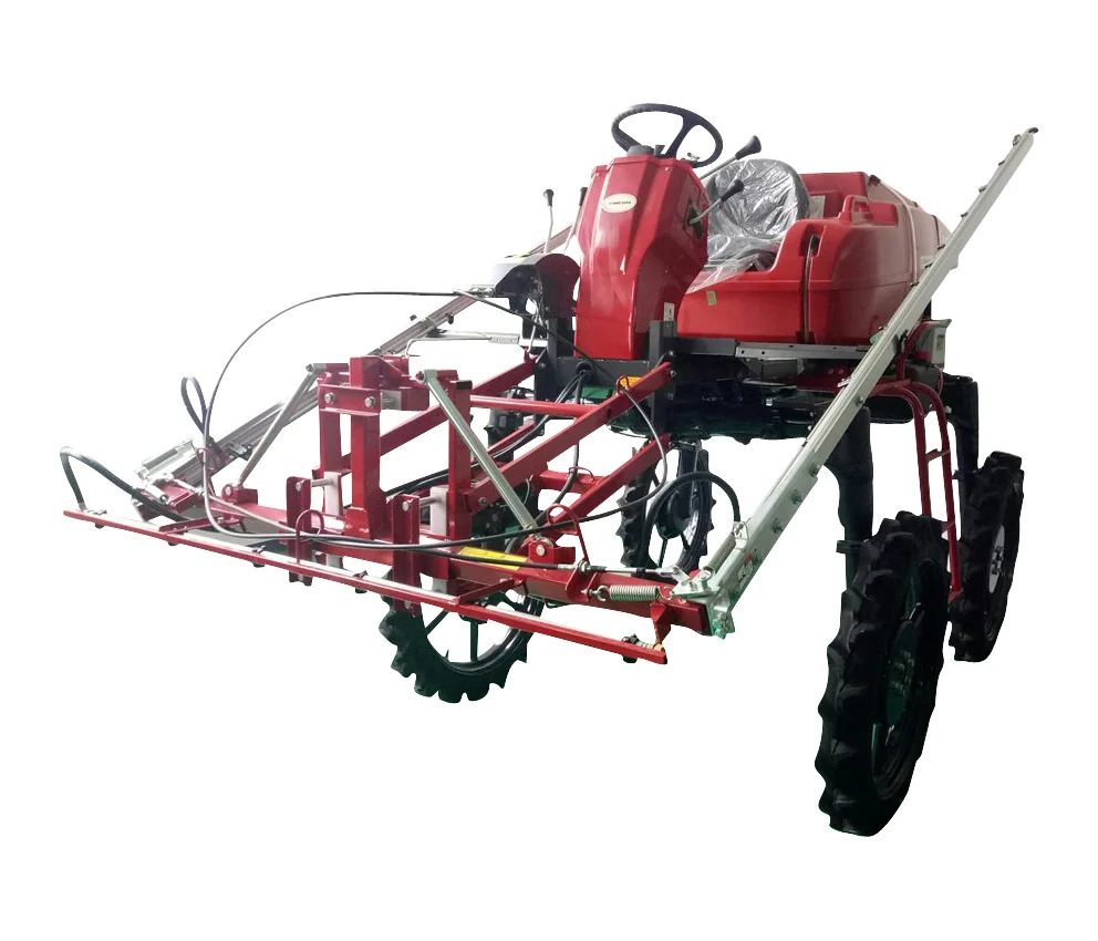 Self-propelled boom sprayer